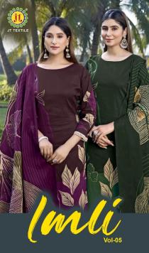 Jt imli vol-5 dress materials wholesale in hyderabad  - wholesale export